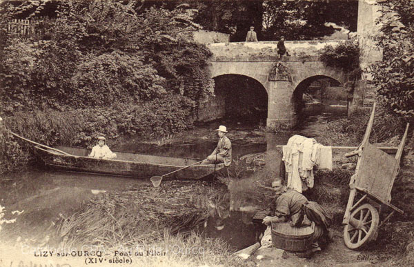 LIZY-sur-OURCQ - Pont du Filoir (XIV° siècle)